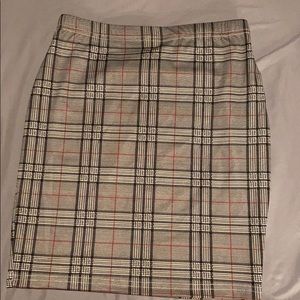 Plaid skirt